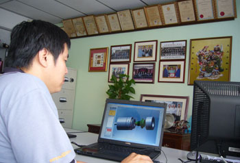 CAD-CAM Computer Aided Design facilities -Lam Joe Kean